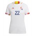 Cheap Belgium Charles De Ketelaere #22 Away Football Shirt Women World Cup 2022 Short Sleeve